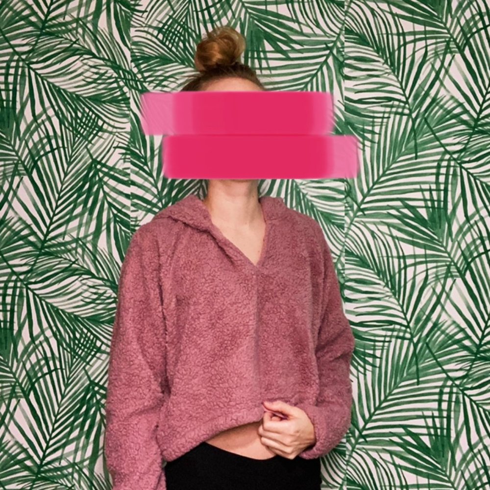 UO Purple Fuzzy Sweater
